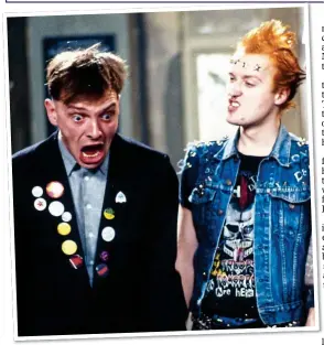  ?? The Young Ones ?? WILD BOYS: Edmondson with Rik Mayall in