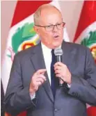  ??  ?? DIMISIÓN. El escándalo de corrupción en Perú le costó el cargo al presidente Pedro Pablo Kuczynski.