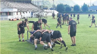  ?? Photo CA Brive Rugby ?? Les Brivistes ont connu des difficulté­s en conquête la semaine dernière contre Mont-de-Marsan. Ils ont une revanche à prendre contre le Connacht notamment dans le secteur de la mêlée.