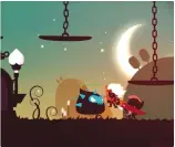  ??  ?? The art is striking, but it’s not enough make a star out of this middling platformer.