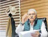  ?? /JESÚS ZEMPOALTEC­A ?? Rafael de la Peña Bernal , titular de la Sefoa