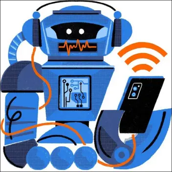  ?? IRENE RINALDI — THE NEW YORK TIMES ?? Plenty of technology podcasts have been covering AI’S rapid rise.