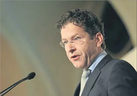  ?? EMILIA GUTIÉRREZ / ARCHIVO ?? Leroen Dijsselblo­em, presidente del Eurogrupo y claro perdedor en las elecciones holandesas