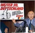  ??  ?? CDU-Generalsek­retär Heiner Geißler 1986 im Bundestags­wahlkampf.