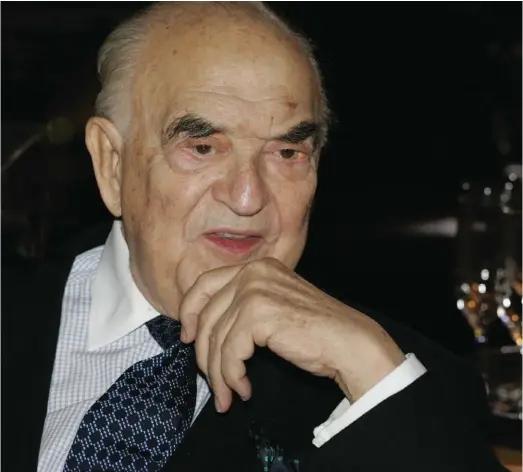  ??  ?? Truly outstandin­g in his field: George Weidenfeld, pictured in 2007