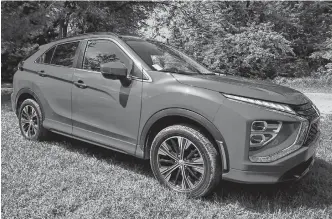  ?? BRIAN HARPER • POSTMEDIA NEWS ?? The Mitsubishi Eclipse Cross allows you to access the what3words app offline.