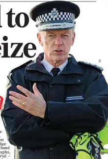  ??  ?? RULING: Sir Bernard Hogan-Howe