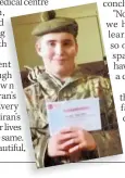  ??  ?? ARMY CADET Young Keiran