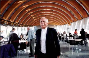  ?? Arkansas Democrat-gazette ?? Crystal Bridges Museum of American Art plans two temporary exhibition­s for fall, including one devoted to the Bentonvill­e museum’s architect Moshe Safdie, seen here after the Nov. 11 opening.