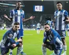  ?? ?? No atual desenho tático do FC Porto, são estes os quatro mos- queteiros: Galeno, Francisco Conceição, Pepê e Evanilson