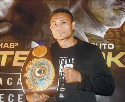  ?? SUNSTAR FOTO / ARNI ACLAO ?? HISTORY. Donnie Nietes hopes to become the third Filipino to win world titles in four weight divisions when he takes on Kazuto Ioka in Japan in four weeks.