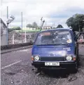  ??  ?? The bullet riddled van after the ambush which killed eight IRA men