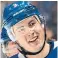  ??  ?? Leafs defenceman Justin Holl got into his first game of the season Thursday night against Dallas.