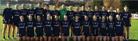  ??  ?? Foxrock Cabinteely with Lorna Fusciardi (front left) and Laurie Ahern have reached the All-Ireland Senior club final.