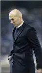  ??  ?? ZINEDINE ZIDANE: ‘I’m not angry or worried’