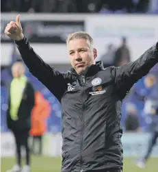  ??  ?? Posh manager Darren Ferguson