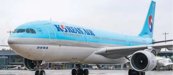  ??  ?? Korean Airlines is ending its A330 flights to Nadi from end of September.