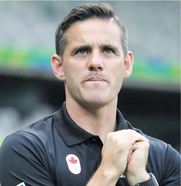  ?? — AP FILES ?? Canadian women’s national team soccer coach John Herdman believes the program is moving away from a Christine Sinclair-centric attack to a diverse group that can ‘cause problems. But with that, we’ve got to maintain that Canadian DNA of strong...