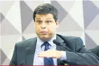  ?? Marcelo Camargo/Agência Brasil ?? “Eu não traí o Ministério Público, de jeito nenhum. Isso não aconteceu”, defendeu-se Marcello Miller à CPI da JBS