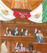  ?? Foto: Karla Barba ?? A DIPUTADOS se les pedirá trabajo transparen­te, y que presenten su 3 de 3, advirtió el presidente de la Coparmex.