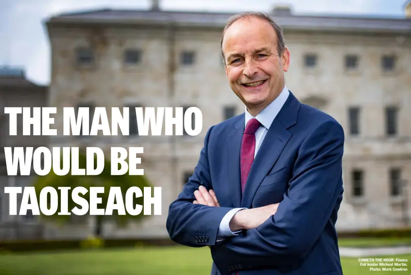  ?? Photo: Mark Condren ?? COMETH THE HOUR: Fianna Fail leader Micheal Martin.