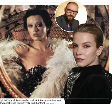  ??  ?? Sylvia Kristel als Emmanuelle. Michaël R. Roskam verfilmt haar leven met Sylvia Hoeks (rechts) in de hoofdrol.
FOTO'S BELGA, RR