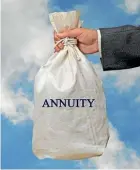  ??  ?? A new form of annuity offers more flexibilit­y.