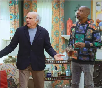  ?? ?? Larry David and J.B. Smoove in “Curb Your Enthusiasm”