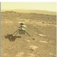  ?? FOTO: DPA ?? Der Hubschraub­er „Ingenuity“auf dem Mars.