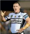  ??  ?? Cronulla captain Paul Gallen is confused, again.