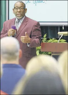  ??  ?? Steve Green, superinten­dent of the DeKalb County School District, said he is putting in place a group of educators to overhaul curriculum and create more local control over schools.
