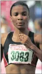  ??  ?? GUILTY: Louisa Leballo has been found guilty of doping.