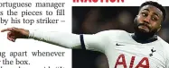  ??  ?? INJURED INACTION
Tottenham are without England striker Harry Kane, right, and full-back Danny Rose