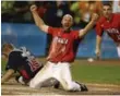  ?? STEVE RUSSELL/TORONTO STAR ?? The men’s baseball gold medal game was only available live online, which put CBC on the hot seat.