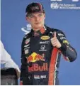  ??  ?? El piloto Max Verstappen.