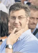  ??  ?? Andrej Plenković, predsjedni­k HDZ-a