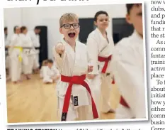  ?? Home of Shibumi Karate in Saltcoats ?? TRAINING STATION