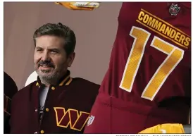  ?? PATRICK SEMANSKY — THE ASSOCIATED PRESS ?? Washington Commanders owner Dan Snyder testified virtually before a congressio­nal committee that is investigat­ing the team's history of workplace misconduct.