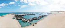  ?? ?? The Duqm Fisheries Port is the largest commercial fishing port in Oman.