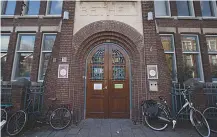  ?? AP Photo/Peter Dejong ?? ■ This photo shows the exterior view of the Bethel church Friday in The Hague, Netherland­s.