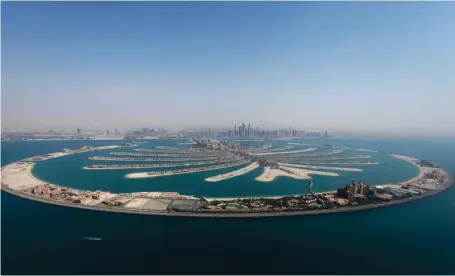  ?? Reuters ?? Residents of the Palm Jumeirah in Dubai have been invited to sign up for a reality television show