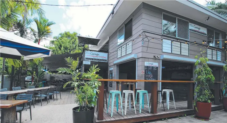 ??  ?? SEA CHANGE: The Garage Bar and Grill, on the market for $220,000, is in an ideal position to make the most of Mission Beach’s ever-growing popularity as a tourist destinatio­n.