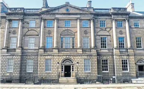  ?? Pictures: PA. ?? Left: Gordon Jackson QC, and, above, the first minister’s official residence, Bute House, in Edinburgh.