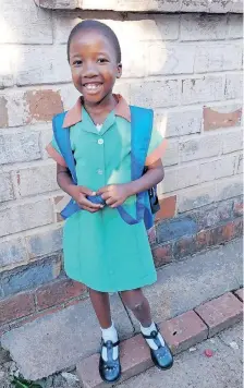  ?? | TUMI PAKKIES African News Agency (ANA) ?? EIGHT-YEAR-OLD Kuhlesibon­ge Lwandile Gumede was found raped and killed in her home yesterday.