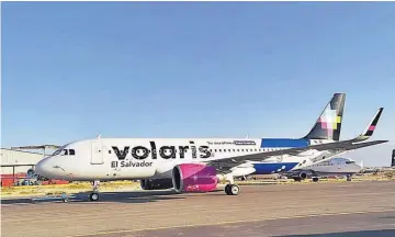  ?? ?? Evento Volaris inauguró de manera oficial su operación como aerolínea salvadoreñ­a.
