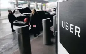  ?? PHOTO: AP ?? The ride-hailing company Uber is making big inroads on the continent.