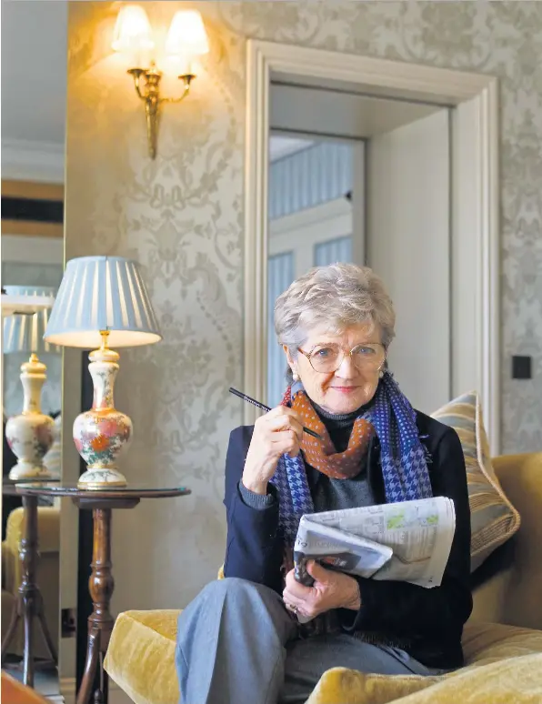  ?? Julia McKenzie ?? ‘Judi Dench is very firm about other people not touching her crossword!’: