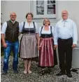  ??  ?? Das „Alte Roggensche­nke“Team (v. l.): Michael, Ramona, Inge und Hans Blum