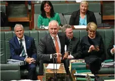  ?? Photo: AAP/MICK TSIKAS ?? UNSPOKEN TRAGEDY: Question Time this week focused on the citizenshi­p crisis and the Budget and failed to mention the horrific event that occurred in the NT.