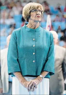  ?? VINCENT THIAN / AP ?? Margaret Court en una fotografia de l’any 2015